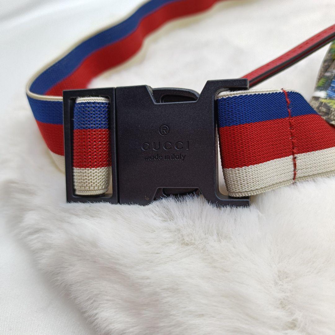 美品 GUCCI グッチ ウエストバッグ ヒグチユウコ GGスプリーム