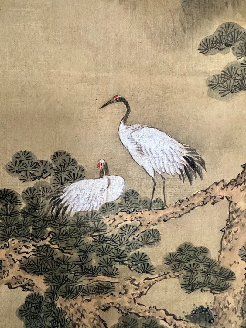 松竹梅鶴亀双幅