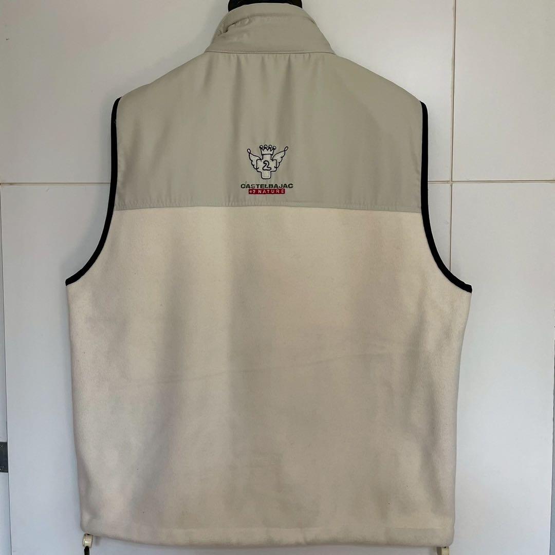 CASTELBAJAC フリースベスト クリーム色M