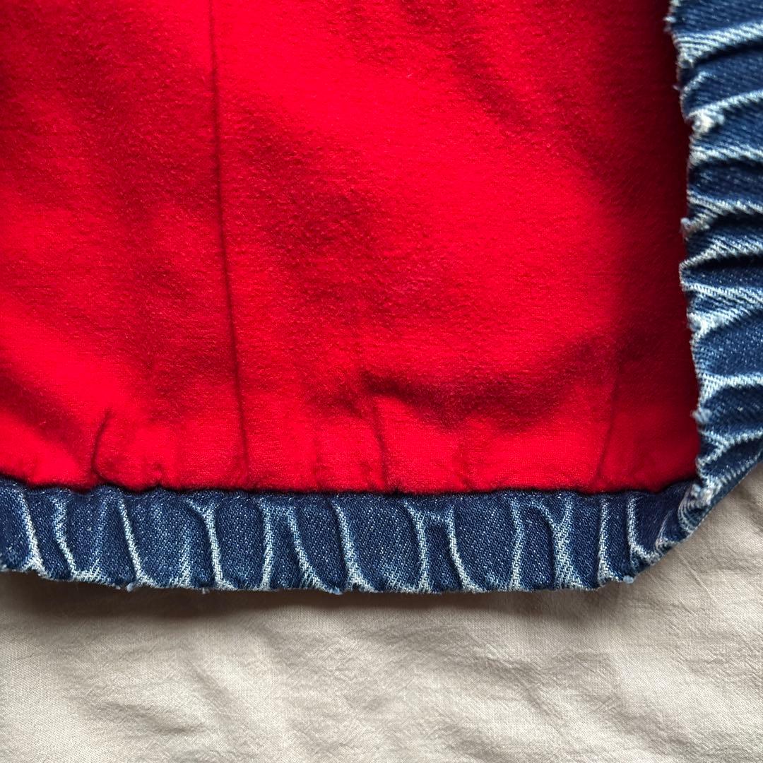 【90s】Ralph Lauren デニム スウィングトップ 裏地 フリース