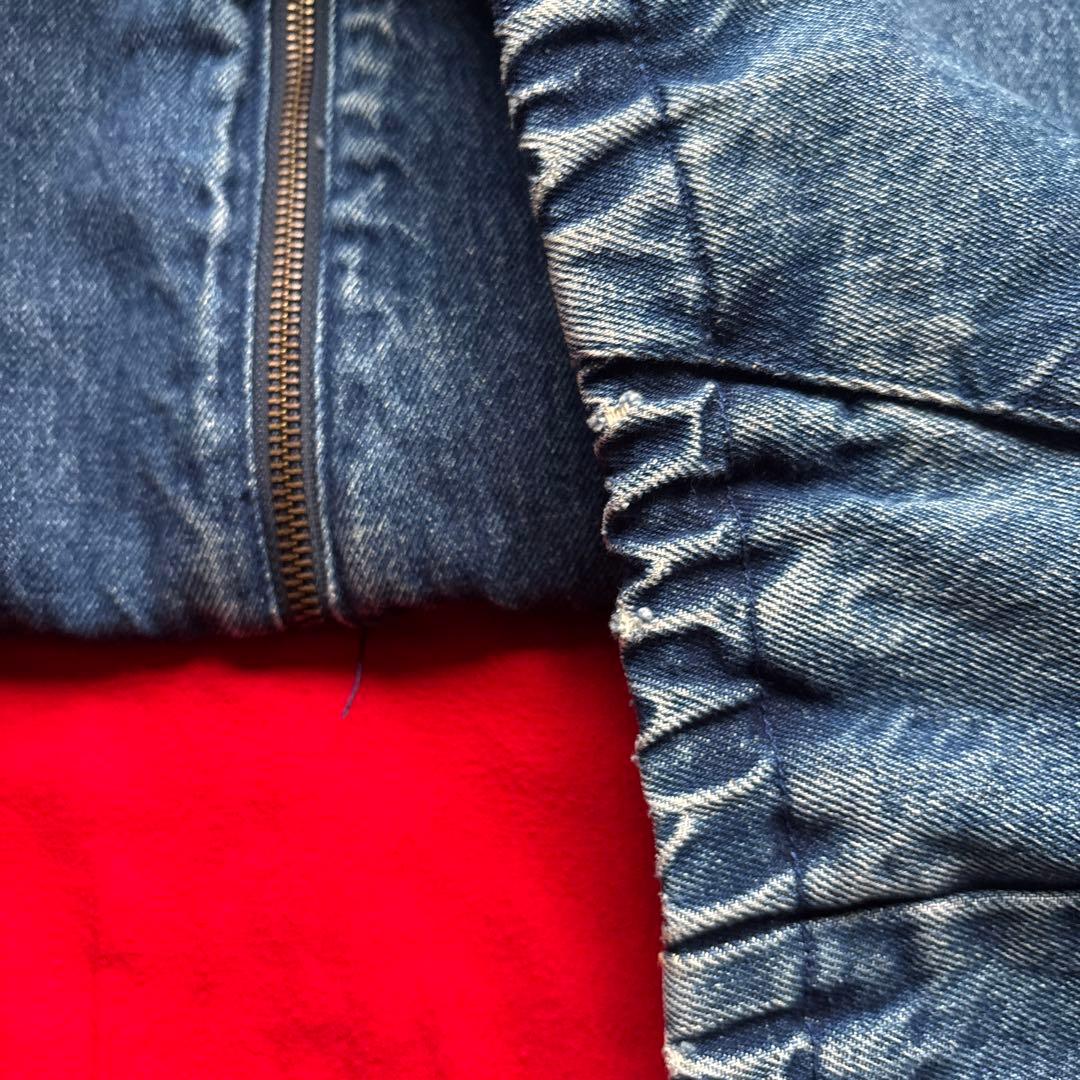 【90s】Ralph Lauren デニム スウィングトップ 裏地 フリース