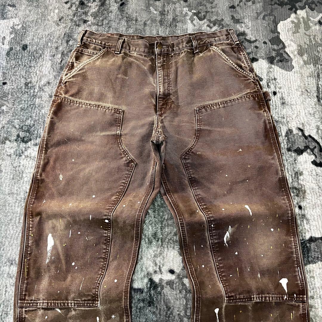 一点物 ペンキ加工 ゆるだぼ 鬼フェード 人気カラー ダック地 オーバーサイズ