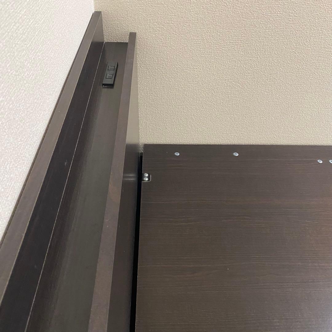 H*u様 【ガス圧日本製】跳ね上げ式　セミシングルベッドフレーム2台　コスパクリ