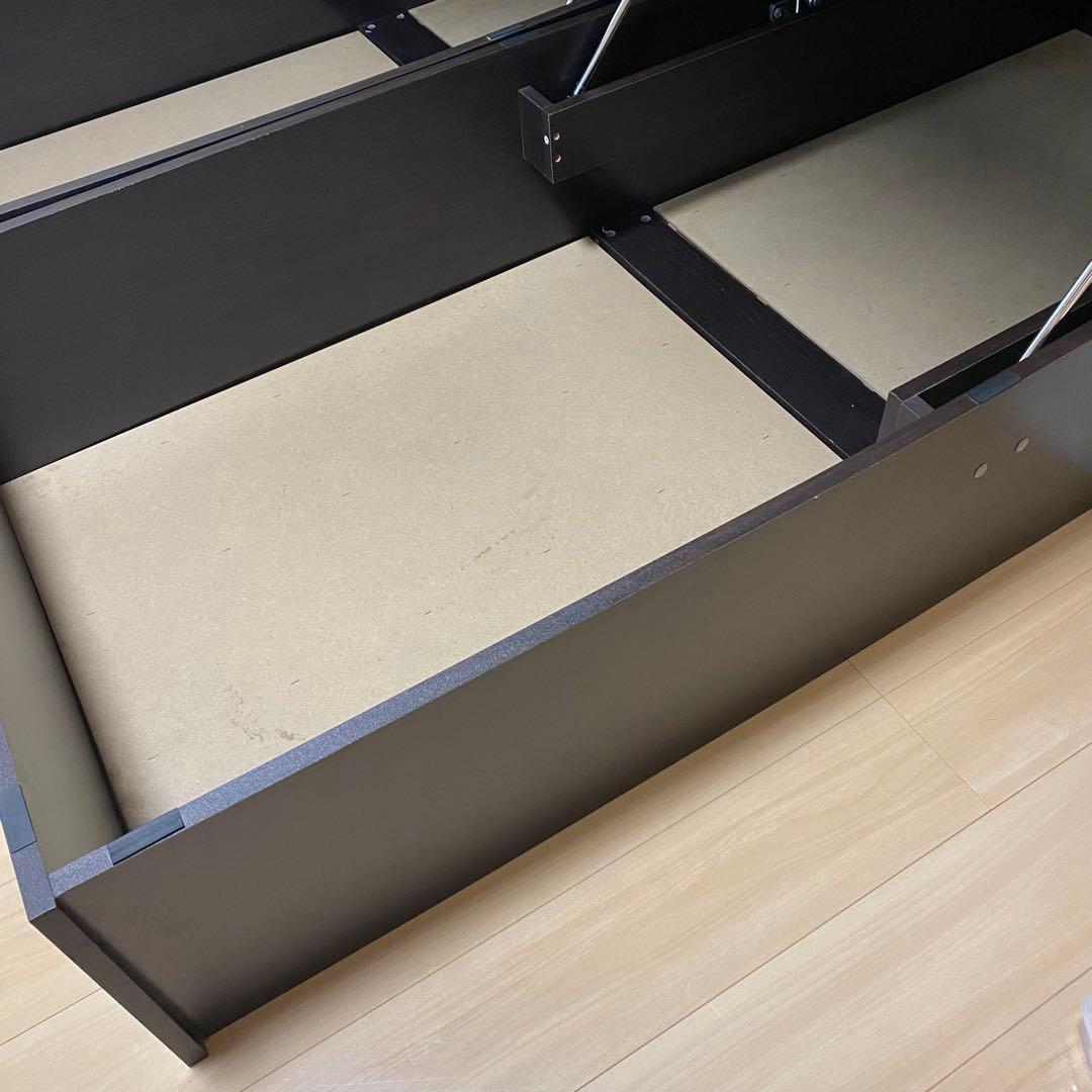 H*u様 【ガス圧日本製】跳ね上げ式　セミシングルベッドフレーム2台　コスパクリ