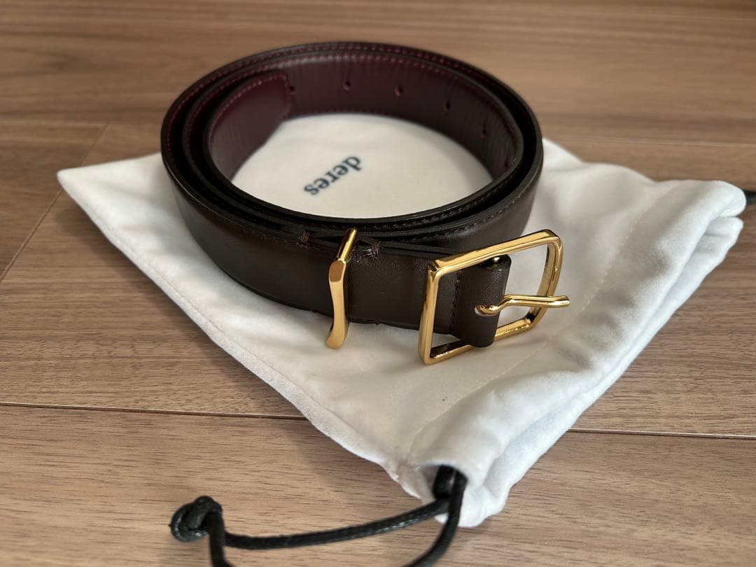 deres ベルト　ブラウン