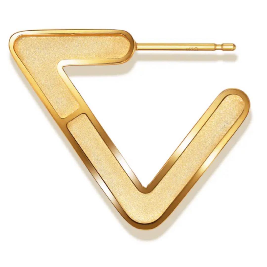 JJCAREERING TRIANGLEトライアングル ピアス シルバー