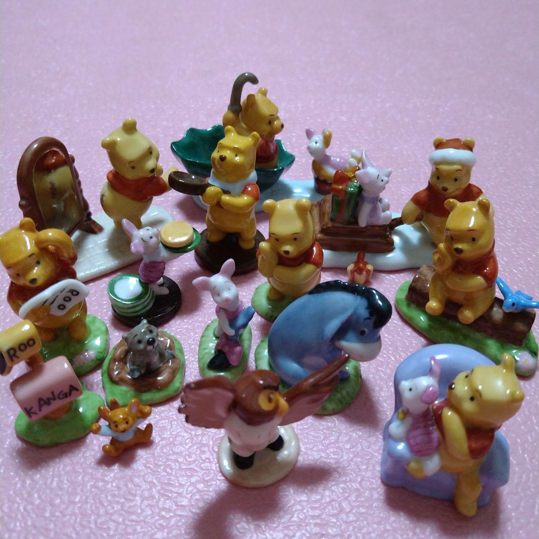 ディズニー、千趣会、プーさんミニチュア置物 - メルカリ