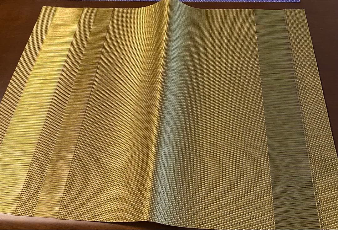 chilewich TuxedoGold ランチョンマット36x48cm 5枚組