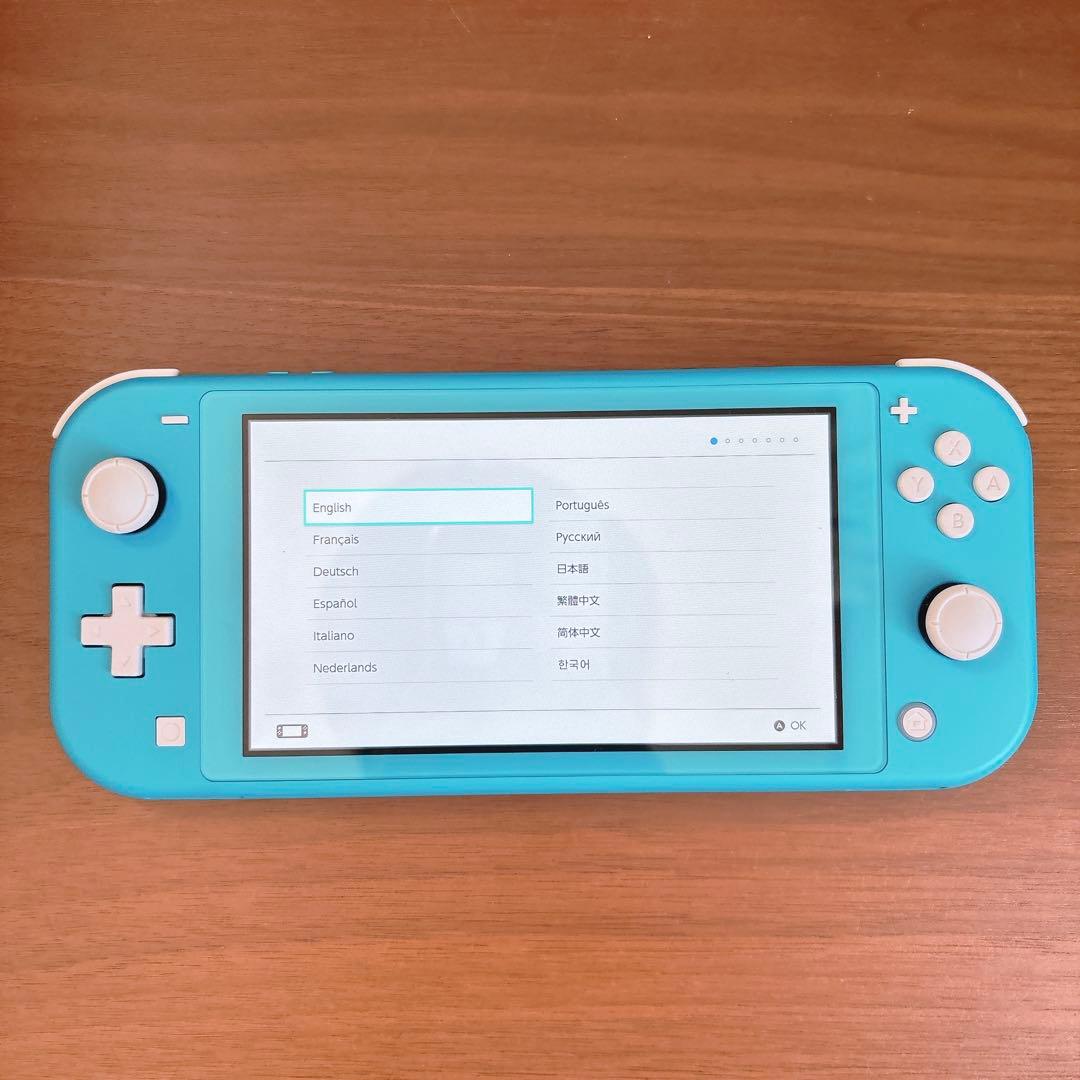 Nintendo Switch lite ライト ターコイズ 箱あり 完備品