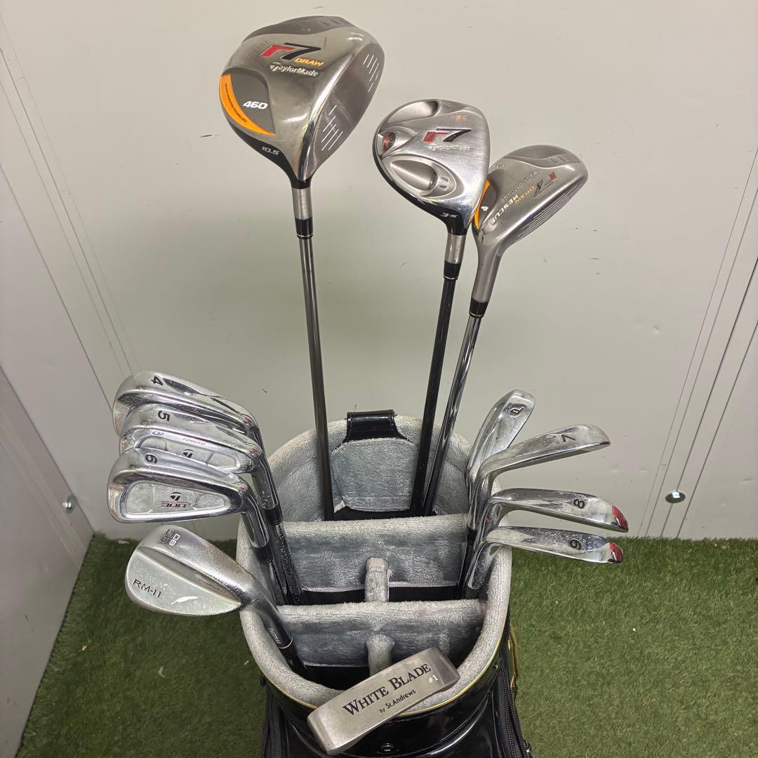メンズゴルフクラブセット　【TaylorMade】【FOURTEEN】初心者用