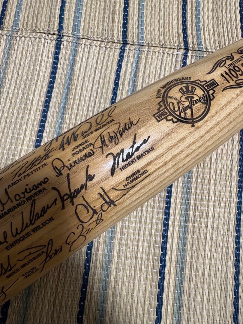 ヤンキース　2003年　限定記念バット