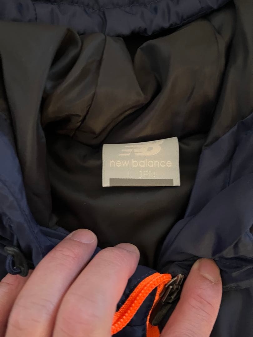 n*s様 ニューバランス　中綿セットアップ　ジャケット　パンツ　ネイビー×オレン