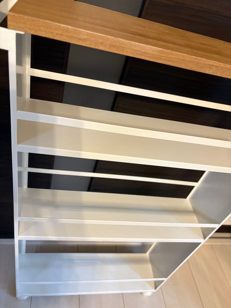 tower 山崎実業 キッチンワゴン スリムワゴン