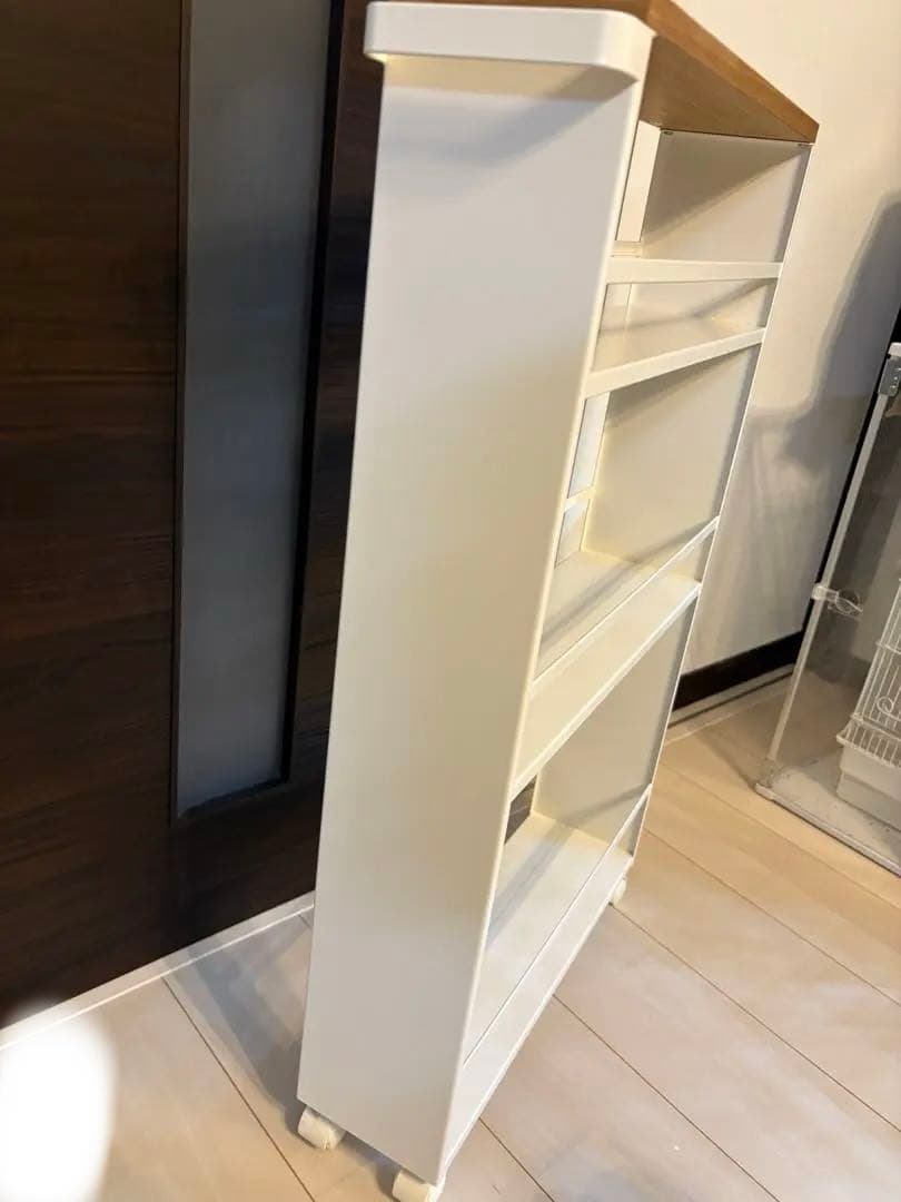 tower 山崎実業 キッチンワゴン スリムワゴン