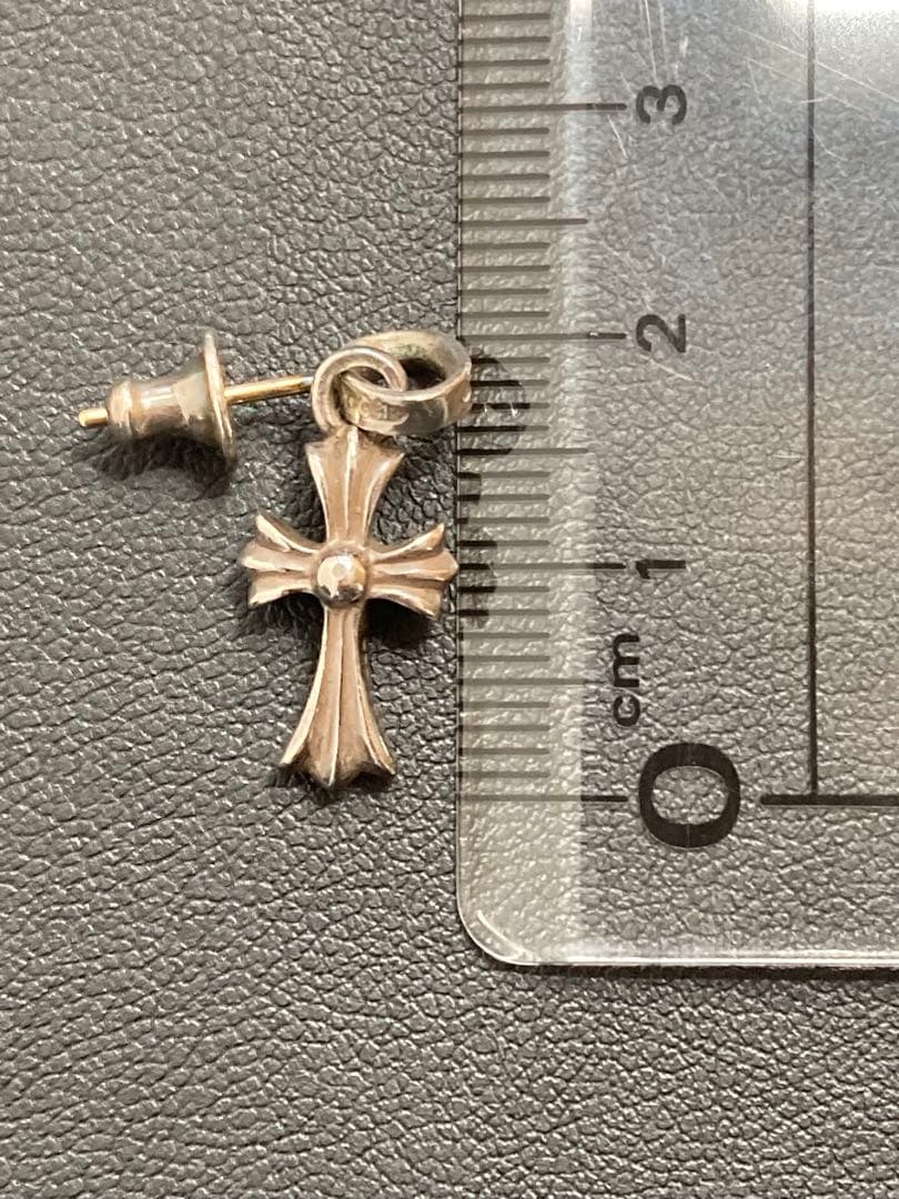 chrome hearts クロムハーツ ベビーファットクロスチャームピアス