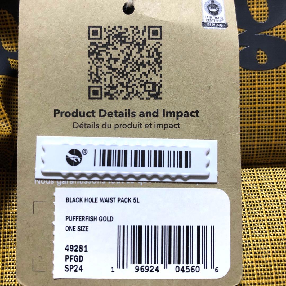 人気完売色❗️新品タグ付き‼️パタゴニア ブラックホール・ウエスト・パック⭐️5L⭐