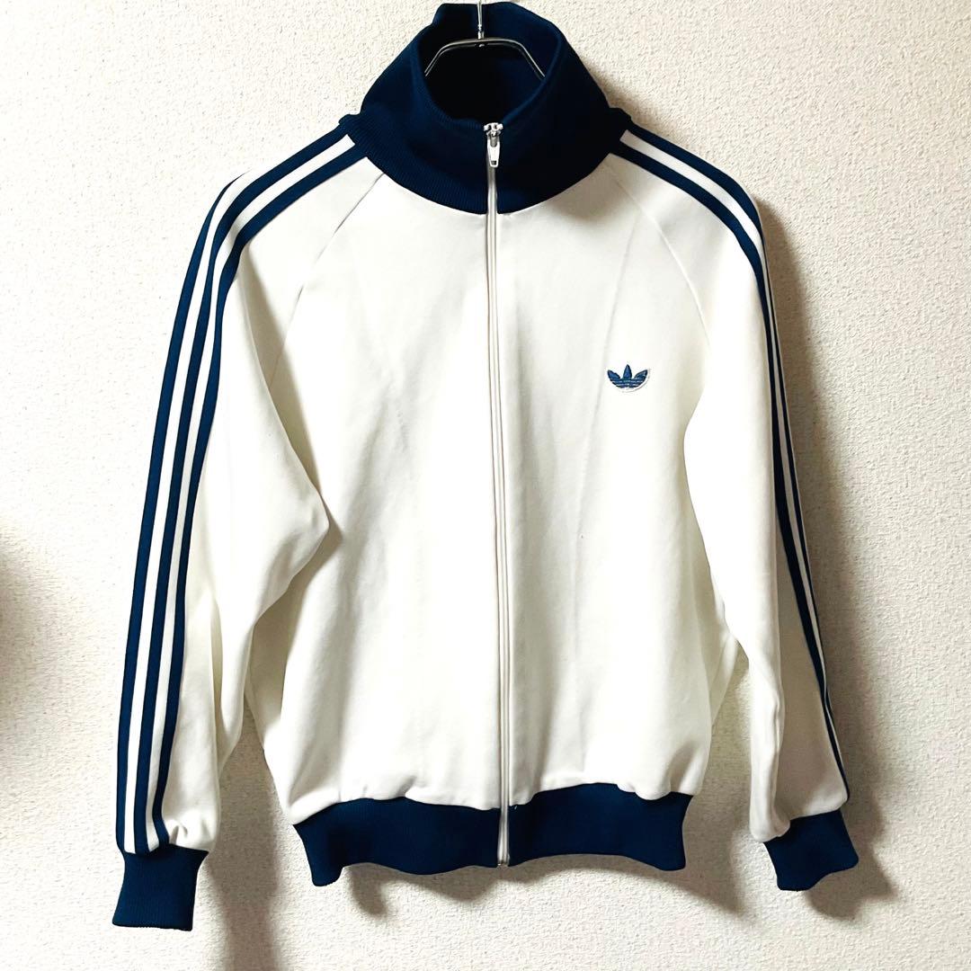 adidas アディダス ジャージ トラックジャケット デサント製 80s 3号