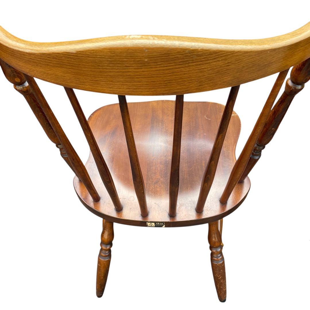 2脚セット　飛騨産業 ヒダ·ダイネット 木製 ダイニングチェア ヴィンテージ