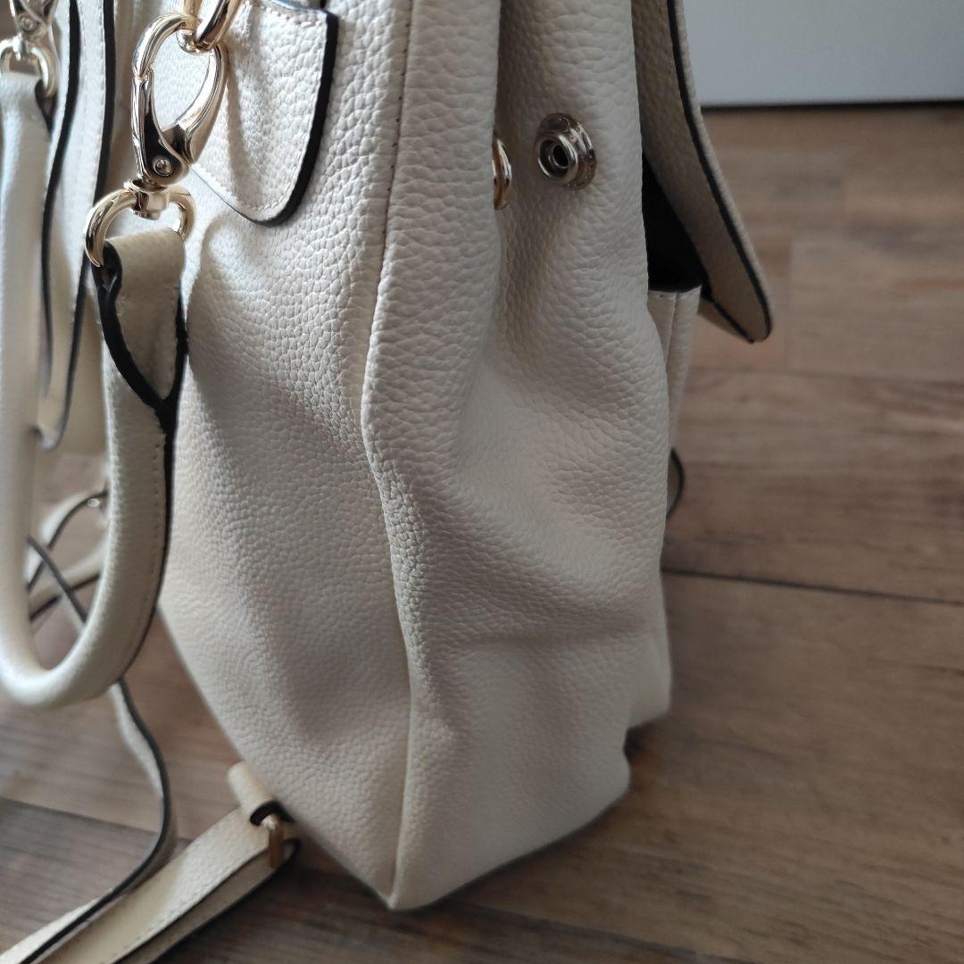 値下げ 新品 タグ付きROSE BUD 2way リュック ホワイト