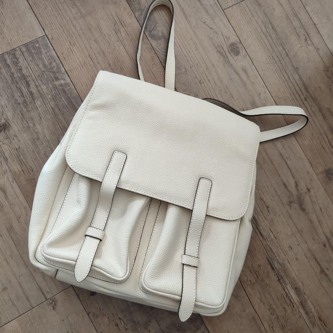 値下げ 新品 タグ付きROSE BUD 2way リュック ホワイト