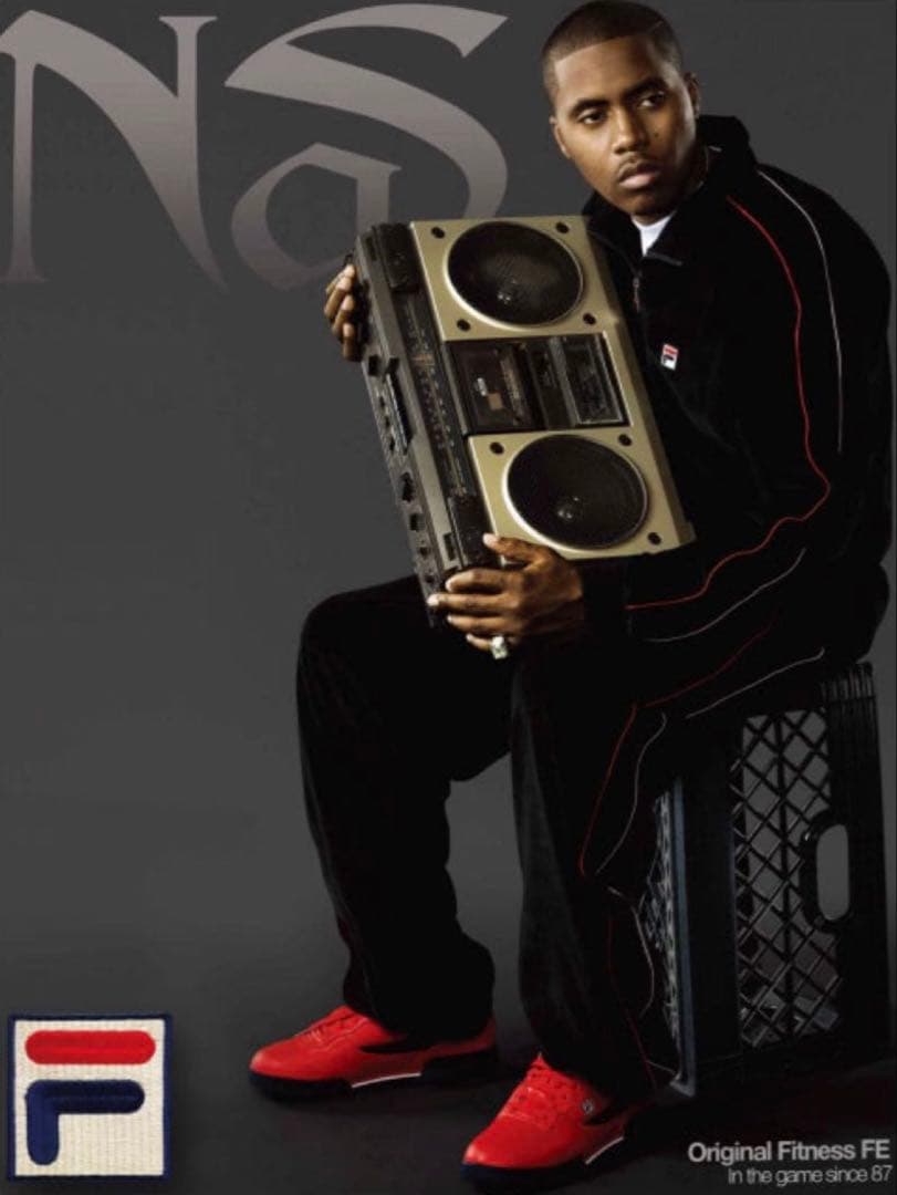 希少 FILA セットアップ ベロア ブラック L 90s 00s NAS