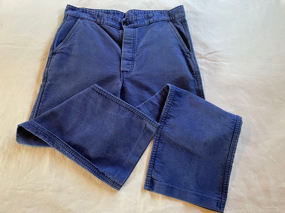 ヴィンテージ フレンチワークモールスキン パンツ トラウザース 1950's