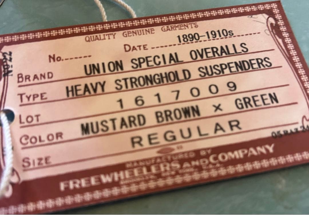 フリーホイーラーズ サスペンダー