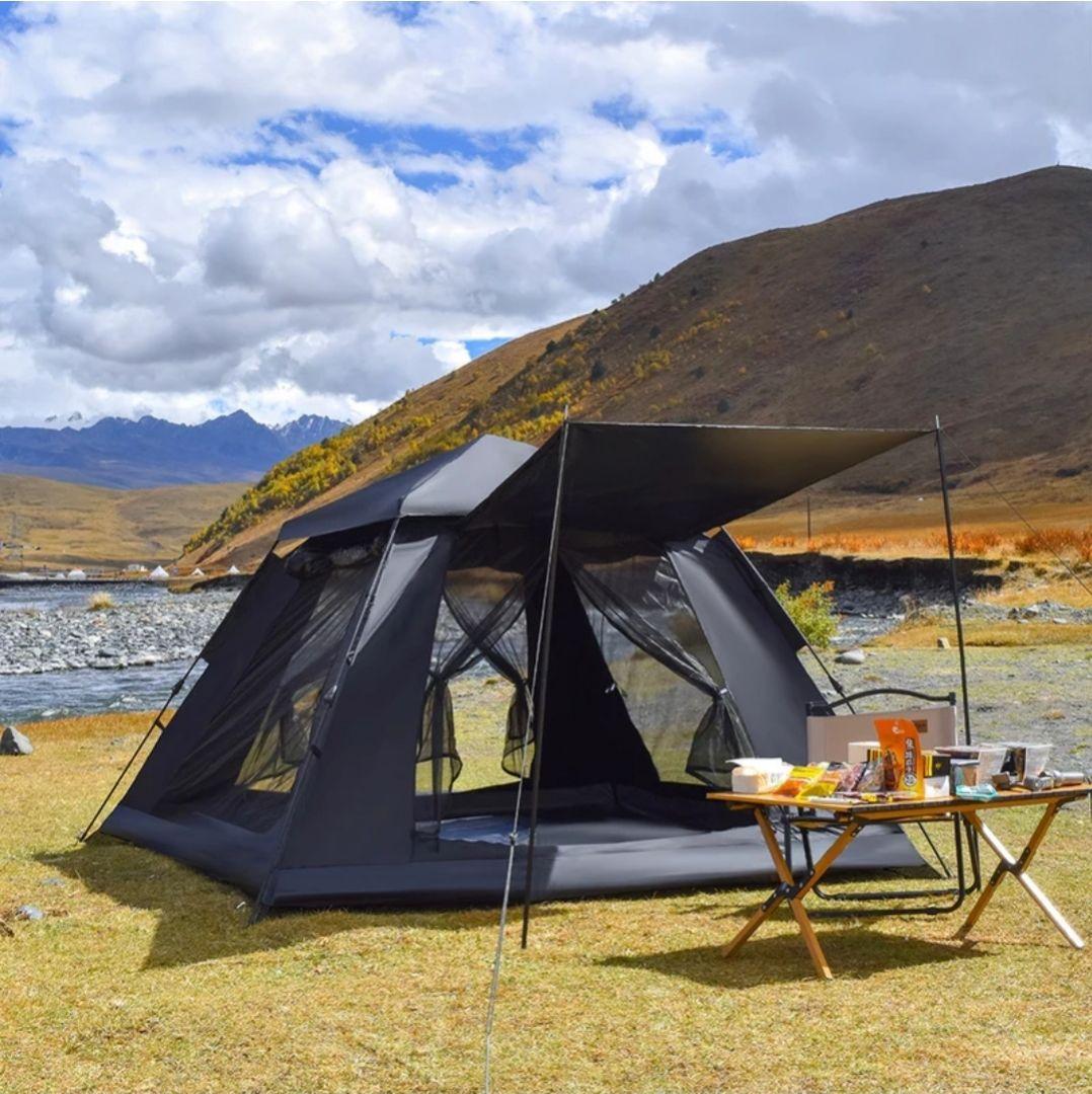 C*ア様 【30秒で簡単設置！】快適性を追求したロッジ型キャンプテント｜BT01
