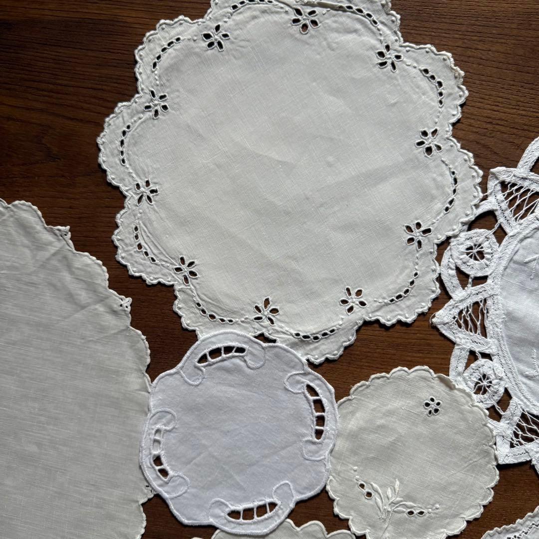 フランスアンティークஐ⋆*可愛いドイリー大小セット❤︎