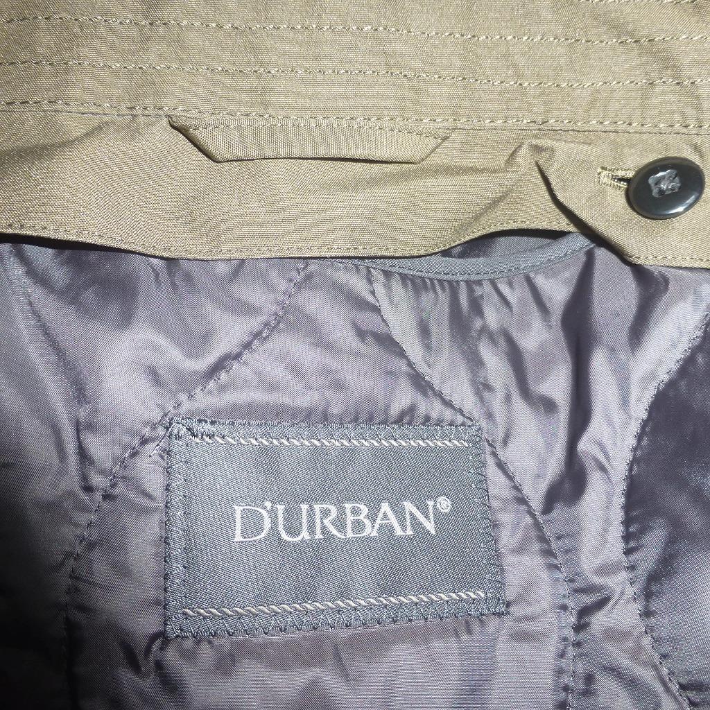 ダーバン 高級上質 中綿ライナー付 ゴアテックスステンカラーコート LL