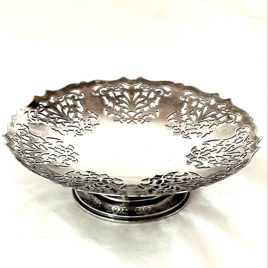 [英国アンティーク] マッピン＆ウェブ　シルバーコンポート 王室御用達　希少！