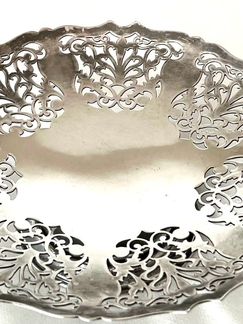 [英国アンティーク] マッピン＆ウェブ　シルバーコンポート 王室御用達　希少！