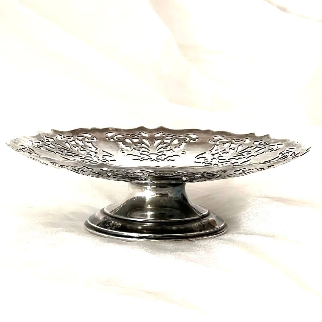 [英国アンティーク] マッピン＆ウェブ　シルバーコンポート 王室御用達　希少！