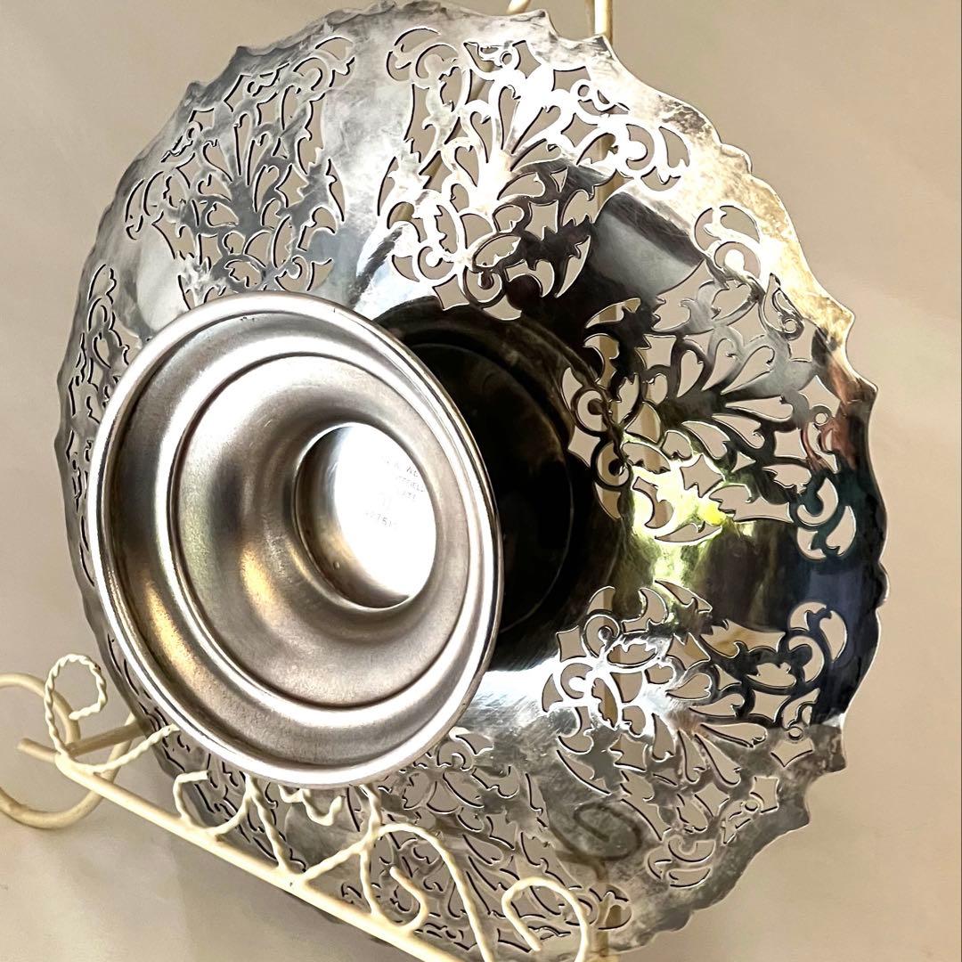 [英国アンティーク] マッピン＆ウェブ　シルバーコンポート 王室御用達　希少！