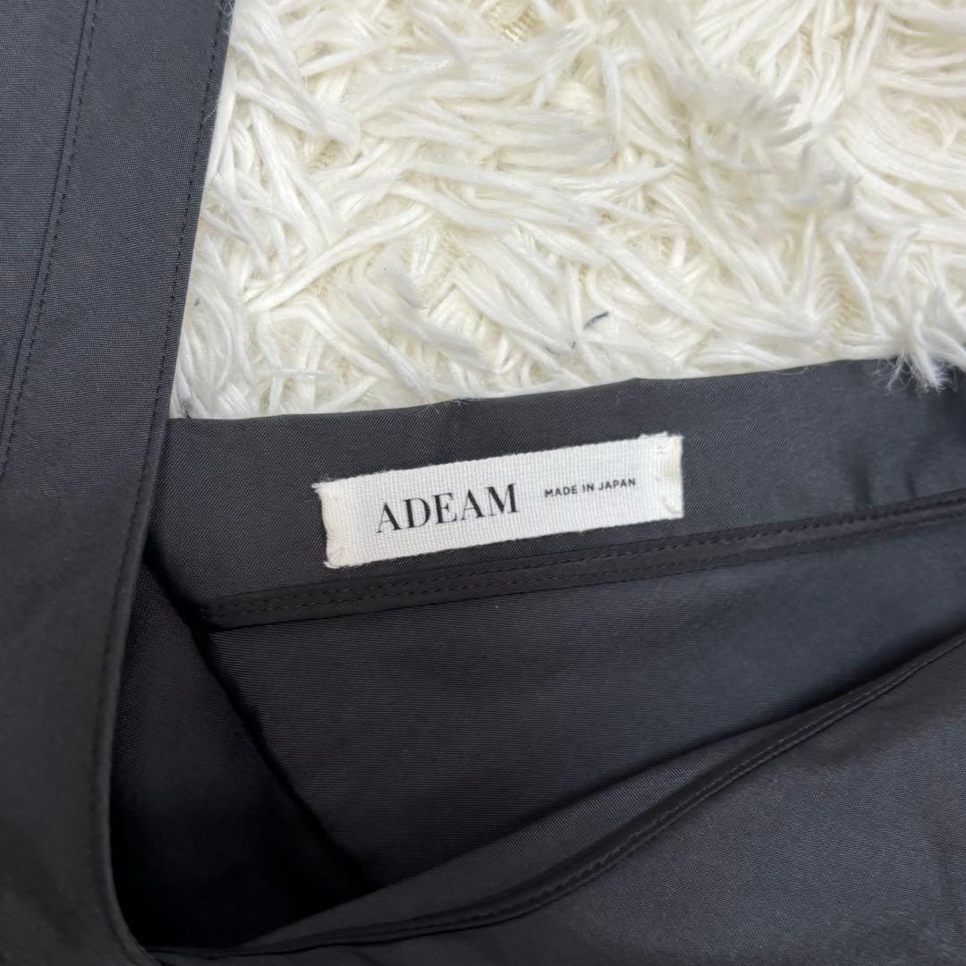 ADEAM / アディアム アッシンメトリー ショルダー リボン ワンピース