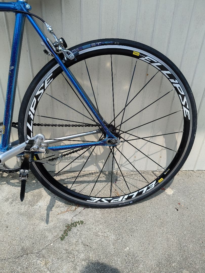 マキノ　スポーツロードバイク 青 ELLIPSEホイール