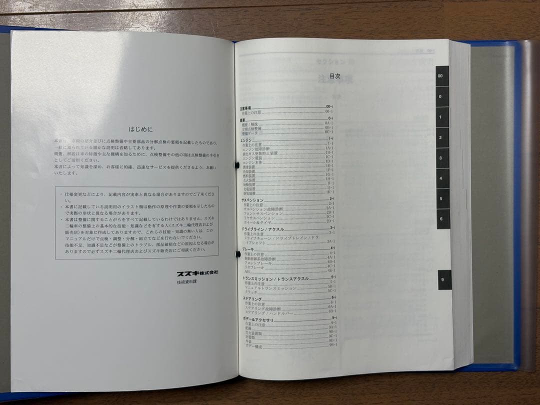 GSX1300R 隼 ハヤブサ サービスマニュアル