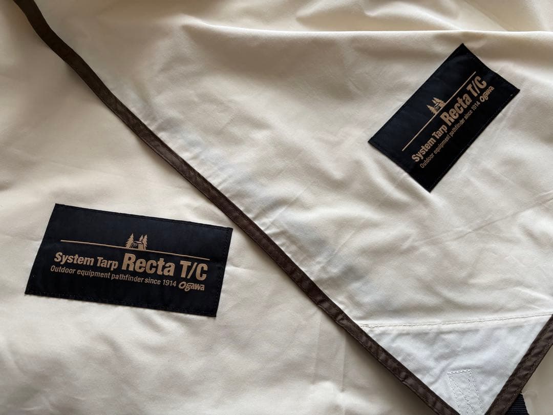 《美品》小川キャンパル　System Tarp Recta T/C タープ