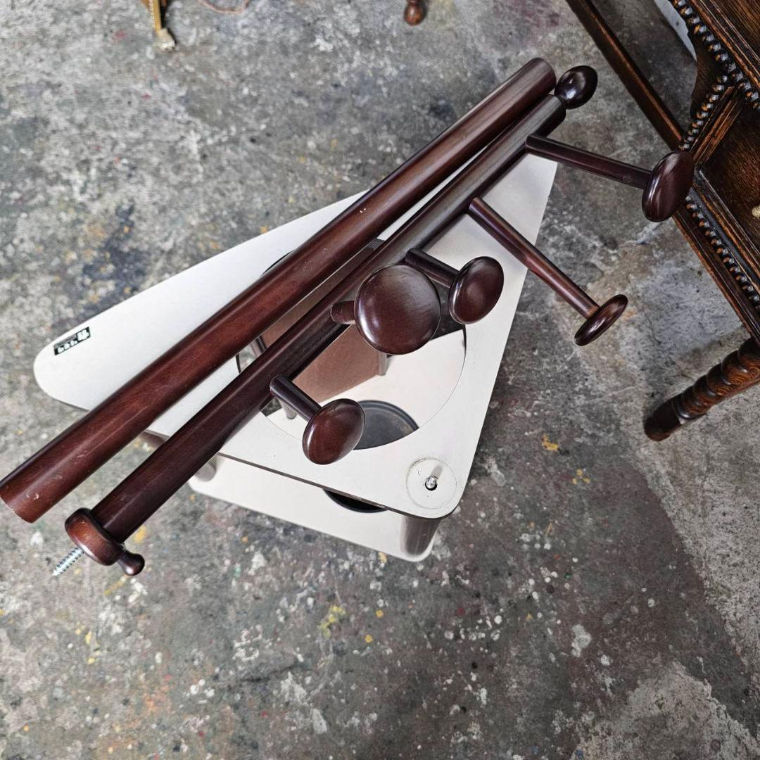 p310/k】カリモク ハンガー 棚 コーナー 傘立て ミッドセンチュリー