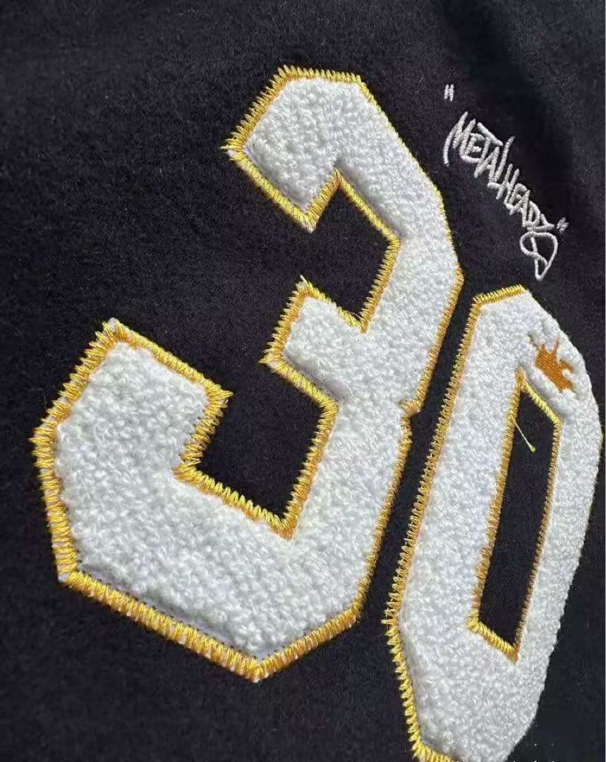 STÜSSY スタジャン ブラック/ホワイト 30 周年。最終値下げ