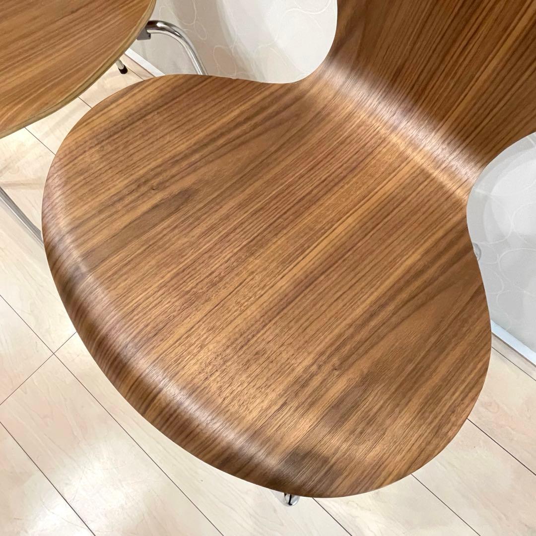 美品 セブンチェア リプロダクト 2脚セット プライウッドチェア スタッキング