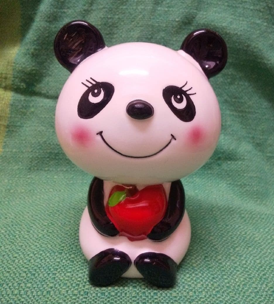 ルネパンダ 内藤ルネ 貯金箱 ミスターパンダ 昭和レトロ