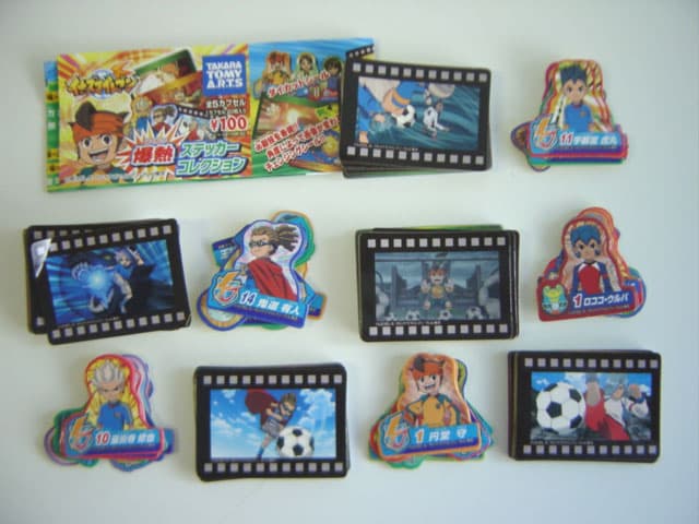 ♯Hov26Bzイナズマイレブン爆熱ステッカーコレクション全5種 - メルカリ