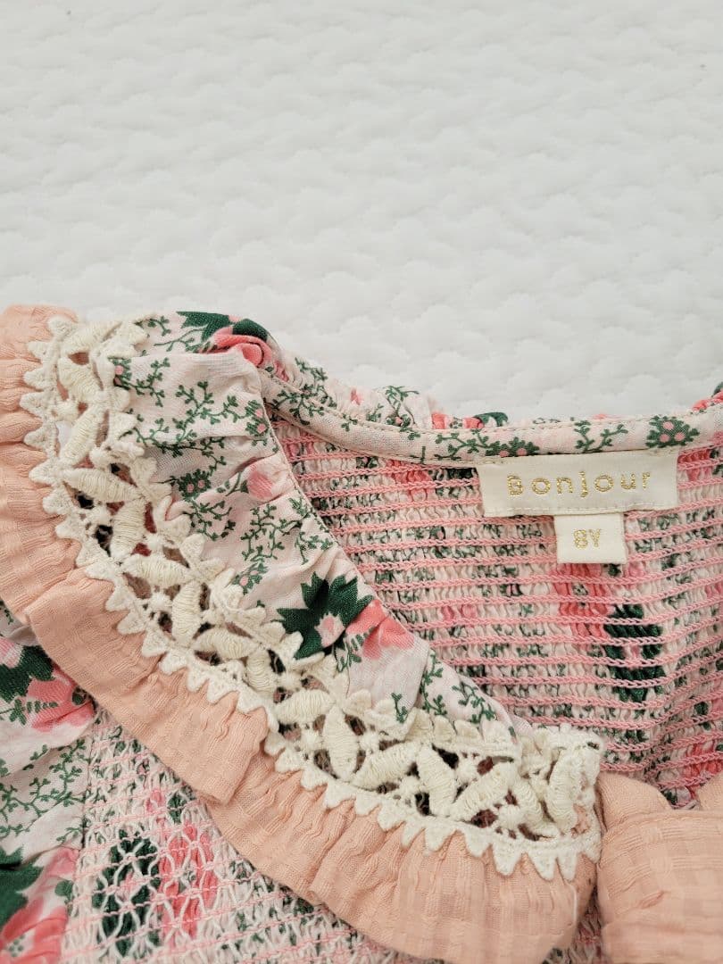 Bonjour diary 花柄チュニック ワンピース 6Y Bonjour diary 6Y 花柄