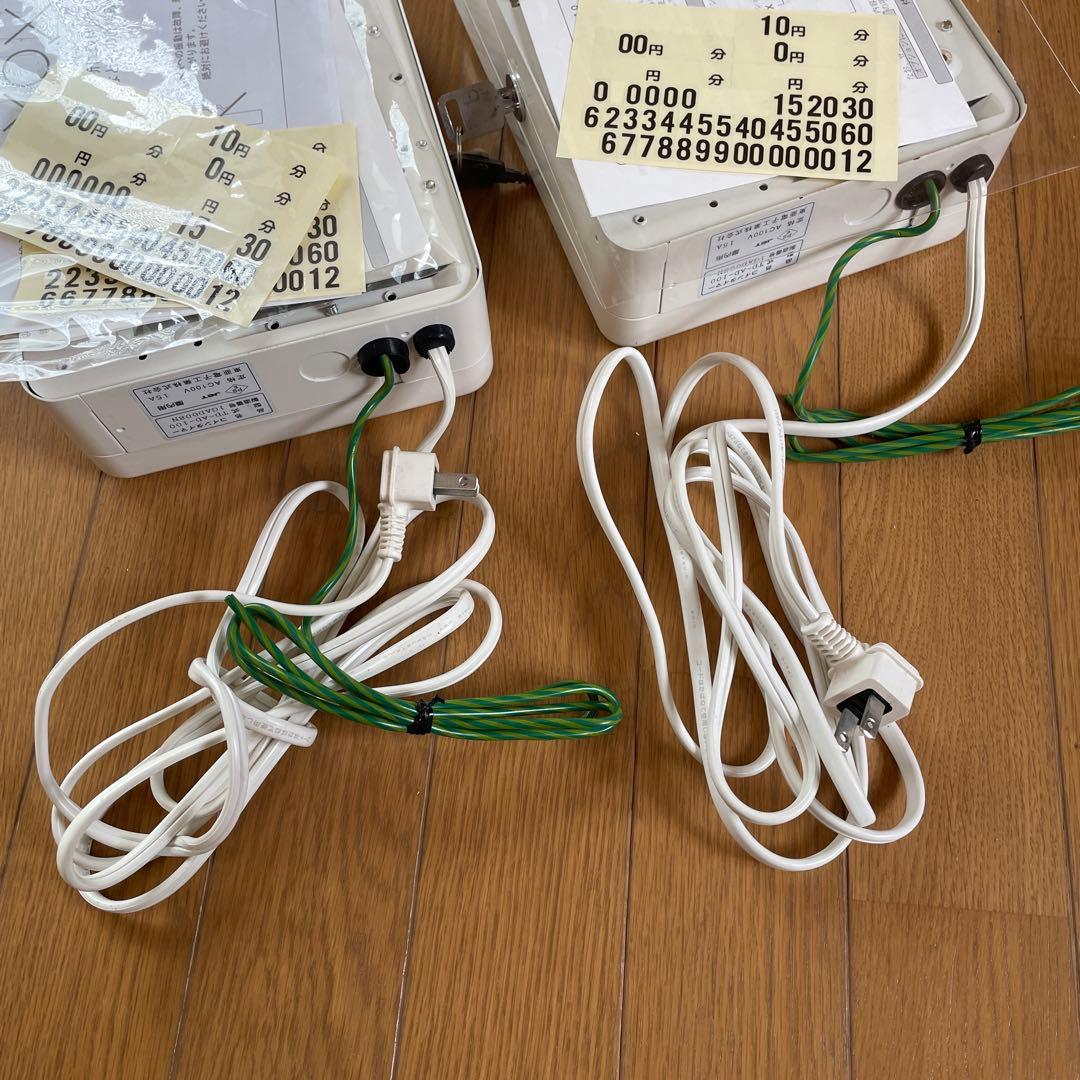 動作確認済　100円タイマー　東亜電子工業　説明書　スペアキー付