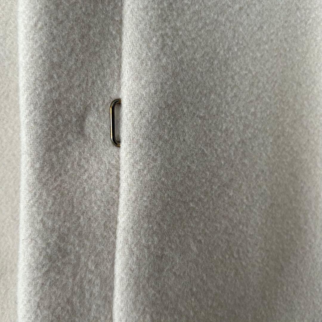 IENA イエナ　ラムウール ノーカラーコート　アイボリー　36