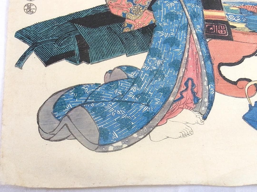 【浮世絵・木版画】渓斎英泉 江戸名所仇競 芝神明の繁昌 美人画 アンティーク