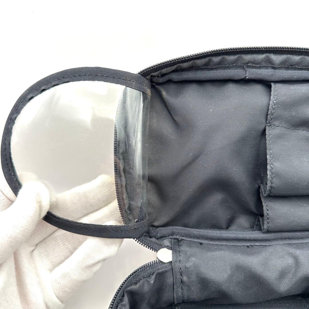 【極希少】バーバリー バニティ レザー キャンバス ノバチェック シャドーホース