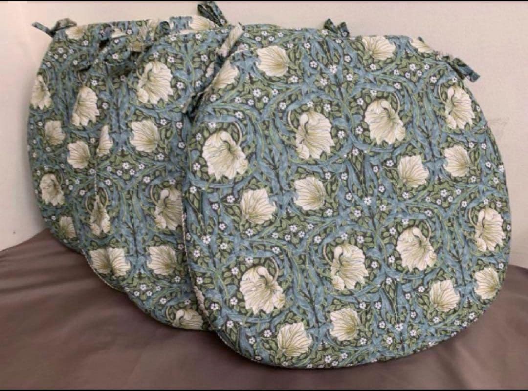 ピンパネル風椅子シートクッション4枚セット ピンパネル風ダイニング