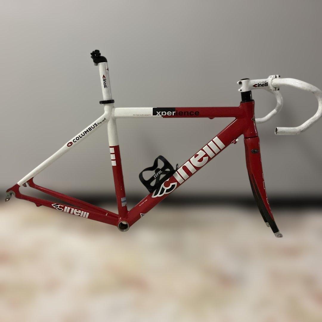 チネリ　xperience アルミフレーム　アルミコラムカーボンフォーク
